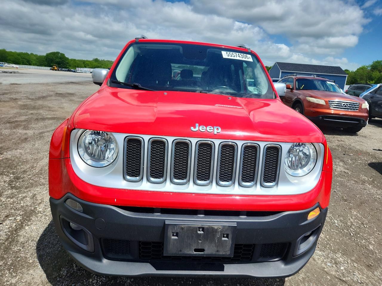 2015 Jeep Renegade Limited Красный vin: ZACCJBDT9FPB39928