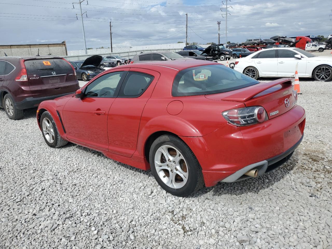 2008 Mazda Rx8 Red vin: JM1FE173680214164