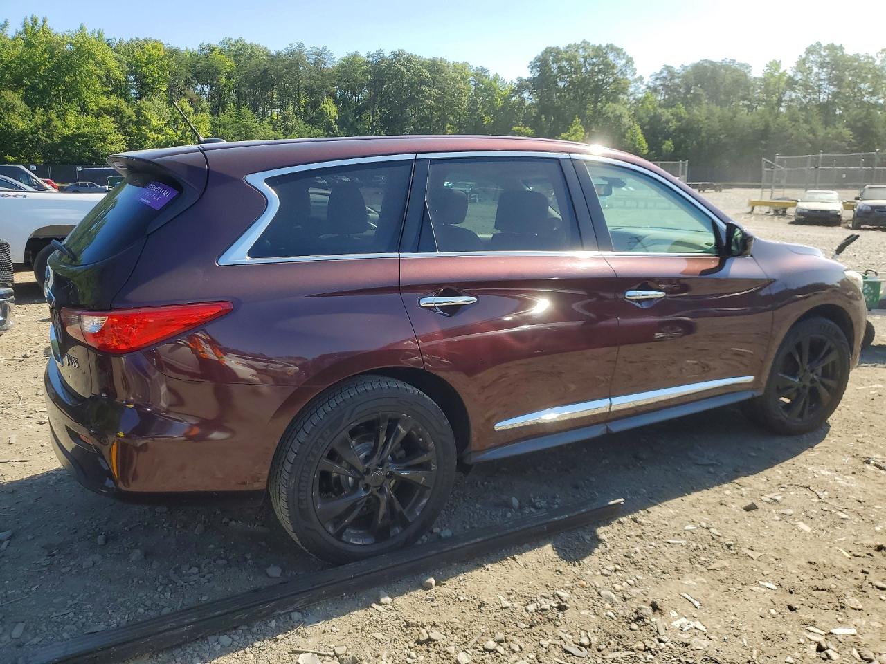 2013 Infiniti Jx35 Base Maroon vin: 5N1AL0MM3DC309860