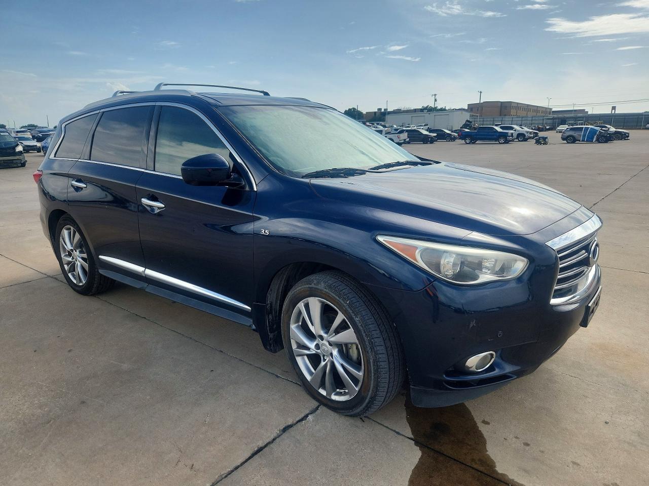 2015 Infiniti Qx60 Base Blue vin: 5N1AL0MM1FC521823