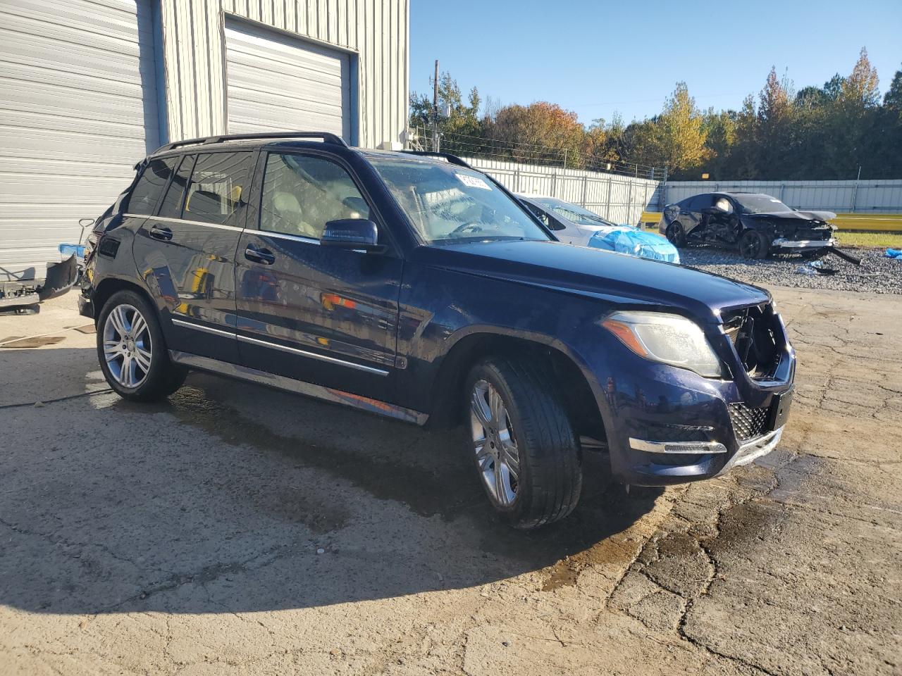 2014 Mercedes-benz Glk 350 Blue vin: WDCGG5HB4EG315535