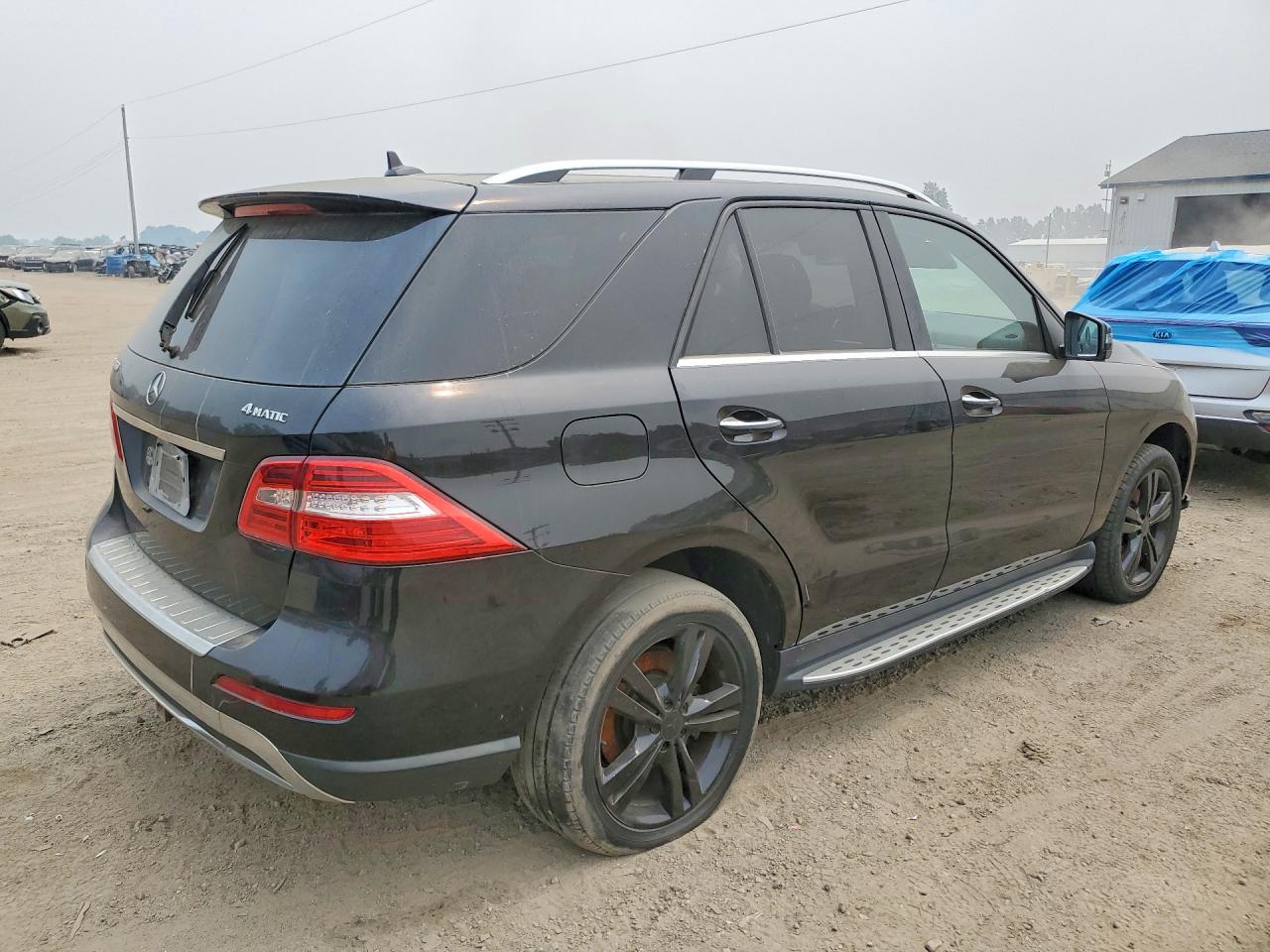 2014 Mercedes-benz Ml 350 4matic Black vin: 4JGDA5HB3EA415568
