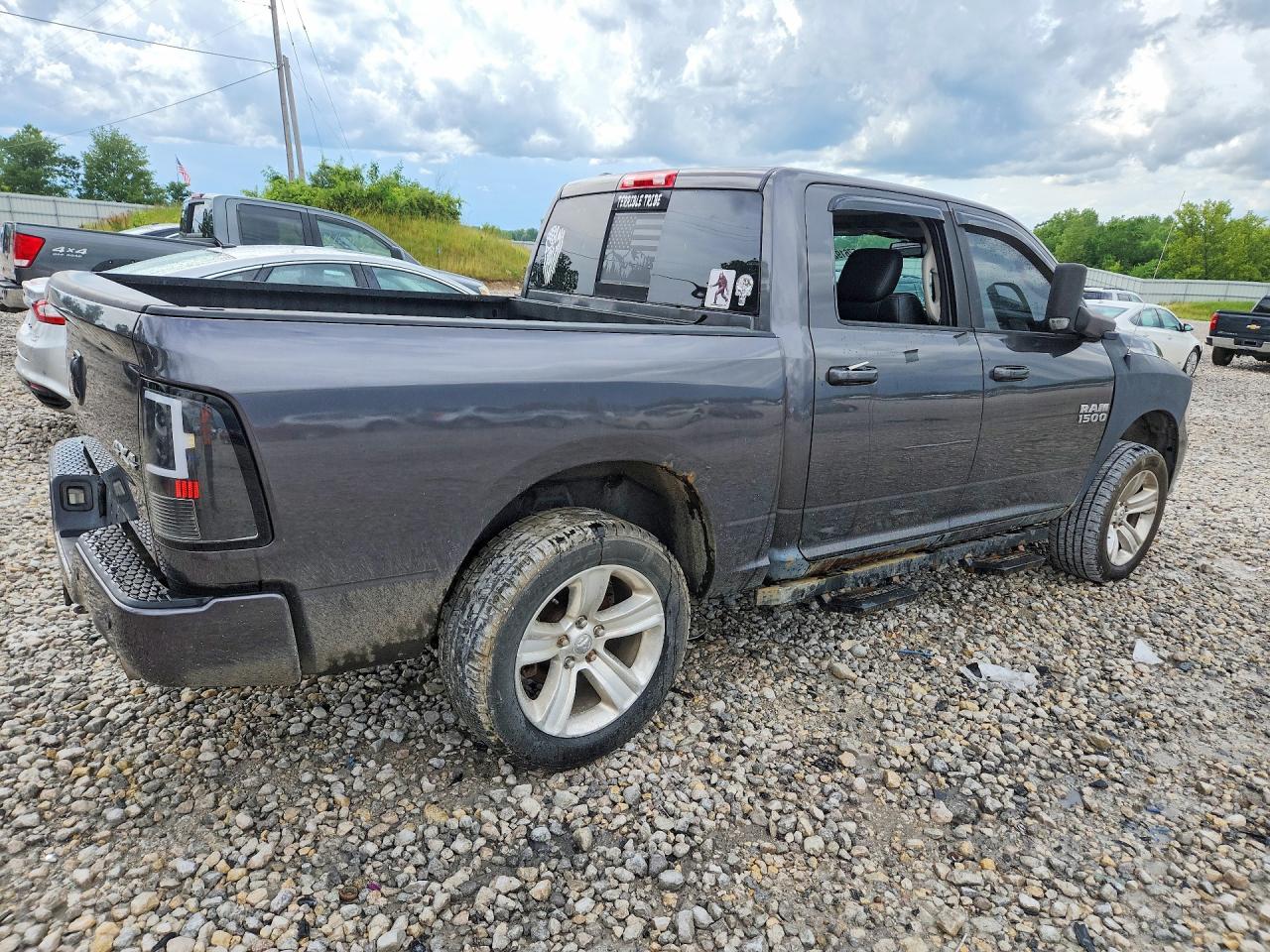 2014 Ram 1500 Sport Black vin: 1C6RR7MT8ES212240