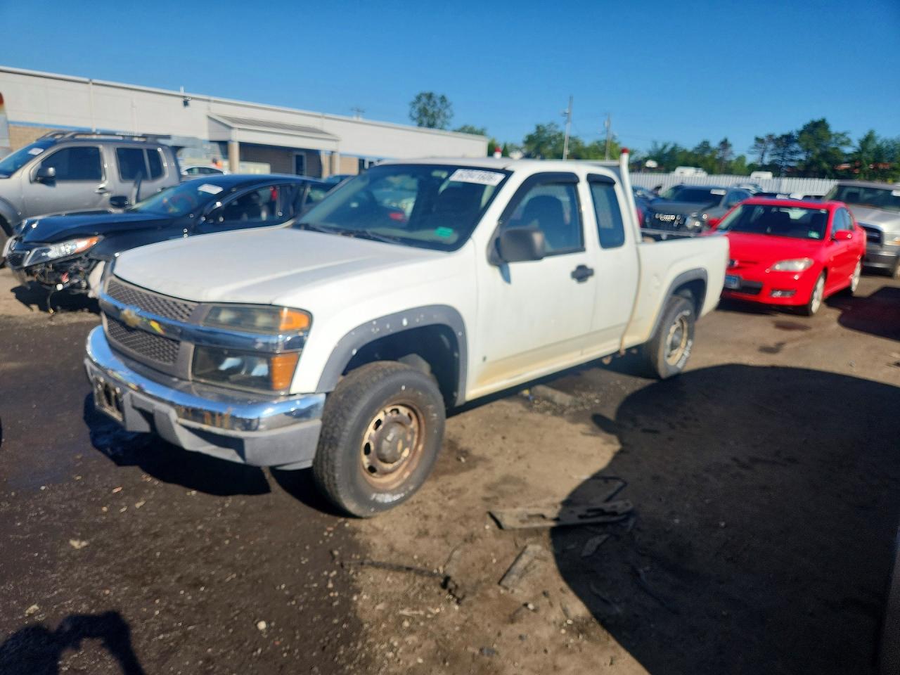 2007 Chevrolet Colorado White vin: 1GCDT19E678144015