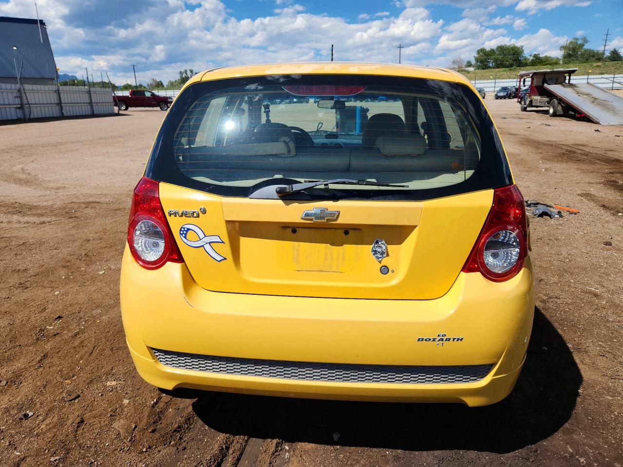 2010 Chevrolet Aveo Ls Yellow vin: KL1TD6DE7AB131997