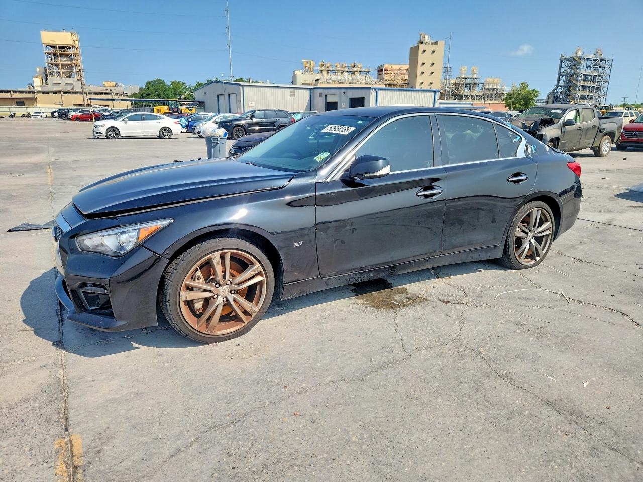 2015 Infiniti Q50 Base Черный vin: JN1BV7AR7FM415546