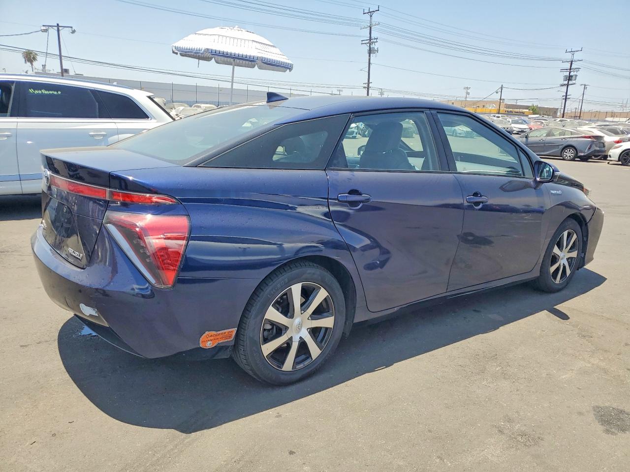 2017 Toyota Mirai Base Blue vin: JTDBVRBD3HA001955