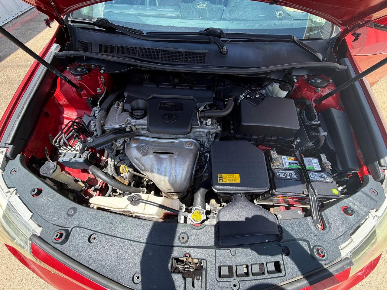 2014 Toyota Camry Se Red vin: 4T1BF1FK3EU759629