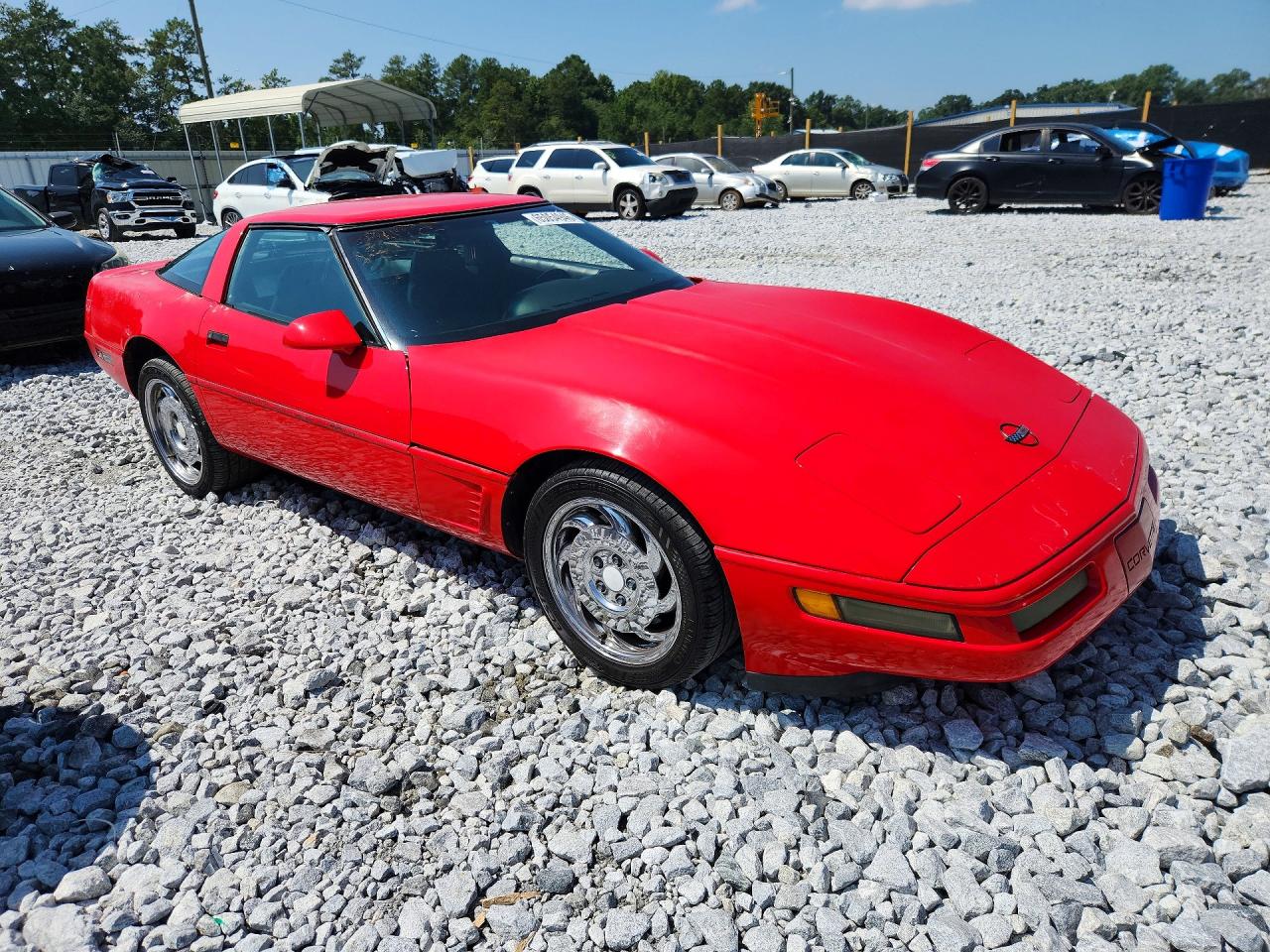 1996 Chevrolet Corvette Red vin: 1G1YY22P7T5100193