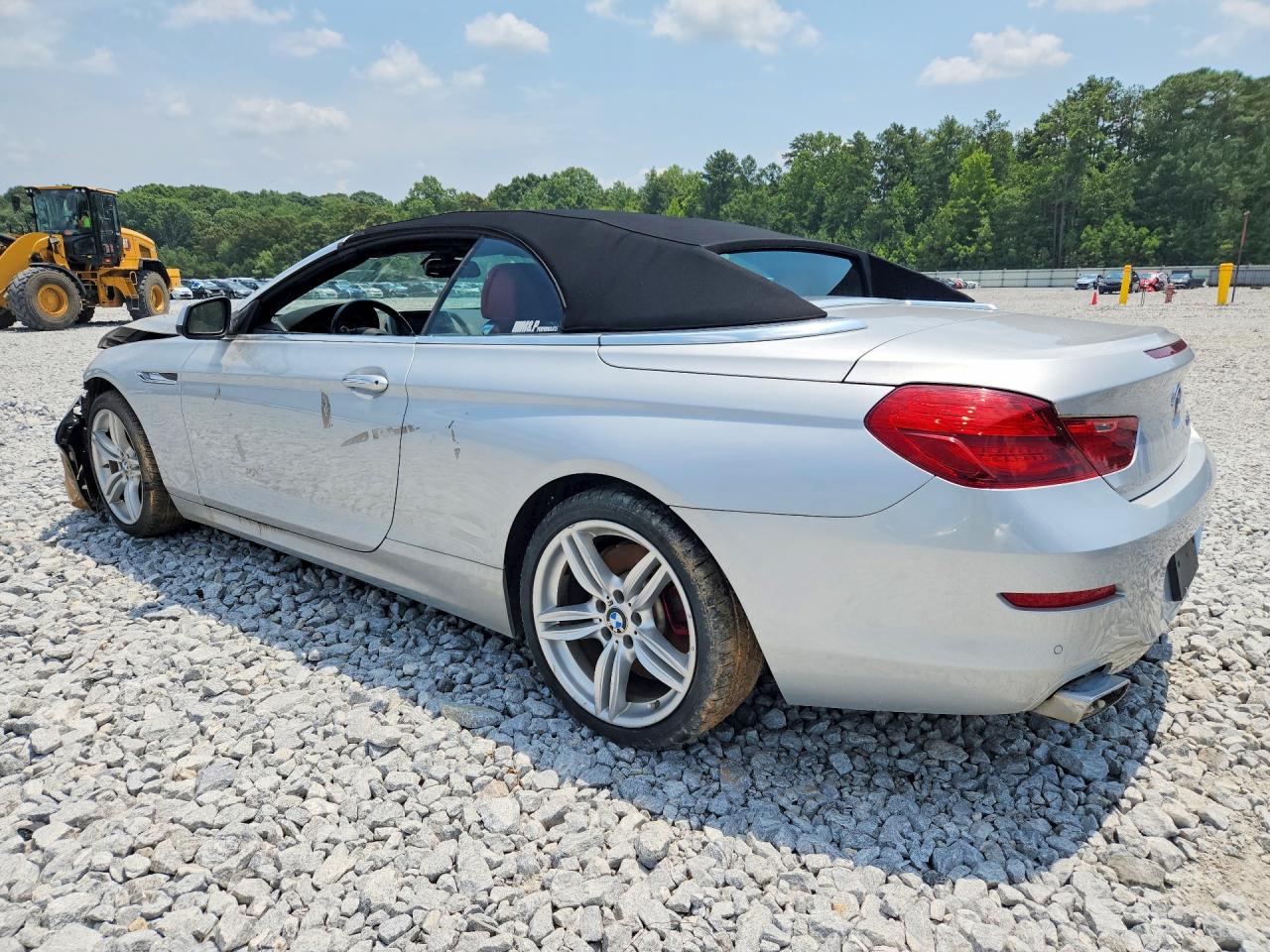 2012 Bmw 650 I Silver vin: WBALZ3C5XCDL71401