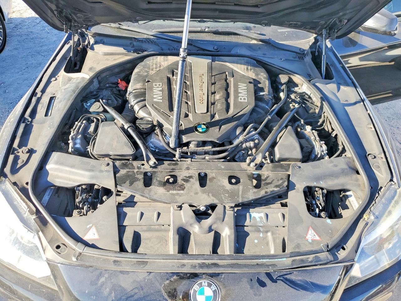 2013 Bmw 650 I Black vin: WBA6B2C52DD128663