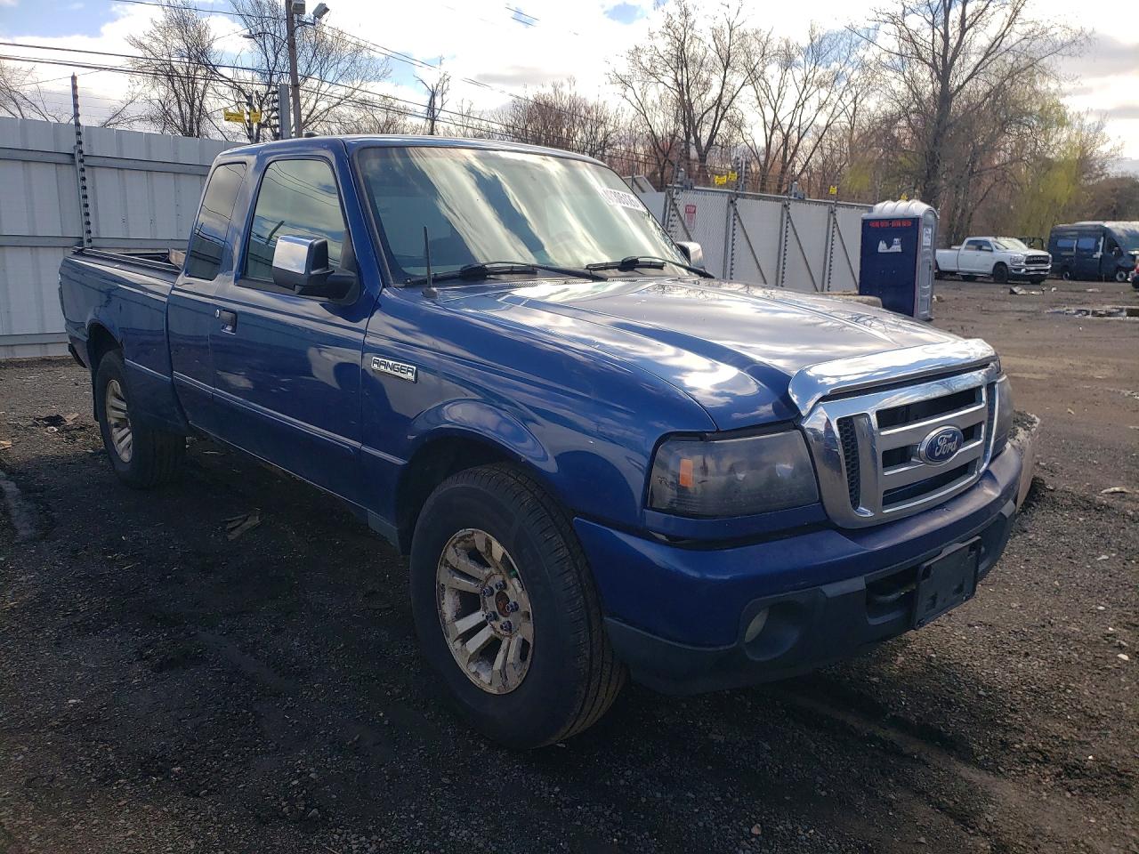 2010 Ford Ranger Super Cab Синий vin: 1FTLR4FE2APA25715