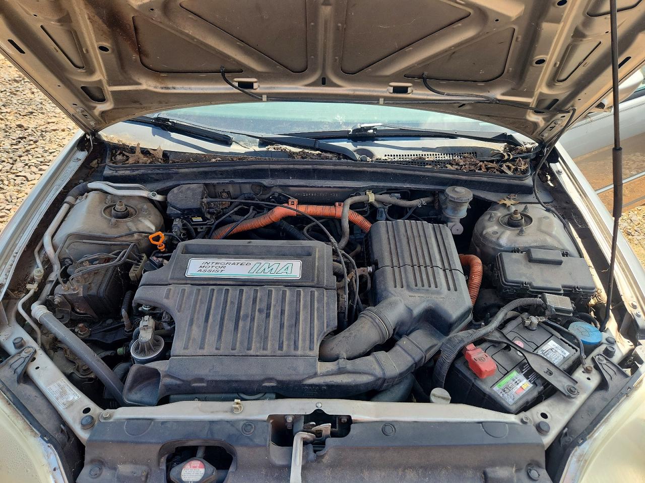 2003 Honda Civic Hybrid Gray vin: JHMES96603S019381