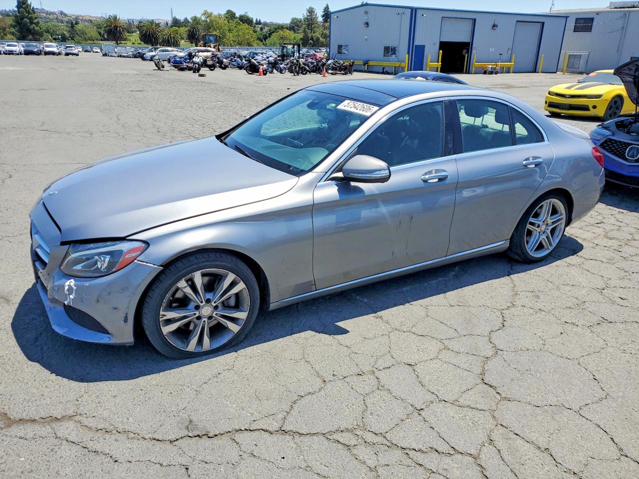 2015 Mercedes-benz C 300 Silver vin: 55SWF4JB3FU065661