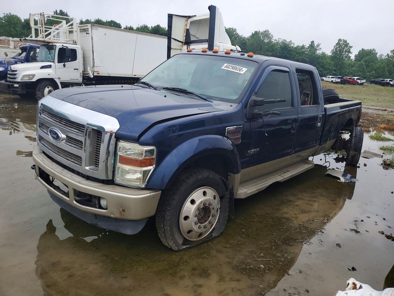 2008 Ford F450 Super Duty Синий vin: 1FTXW43R38EC30015