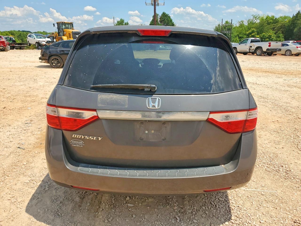 2013 Honda Odyssey Ex Gray vin: 5FNRL5H49DB072700
