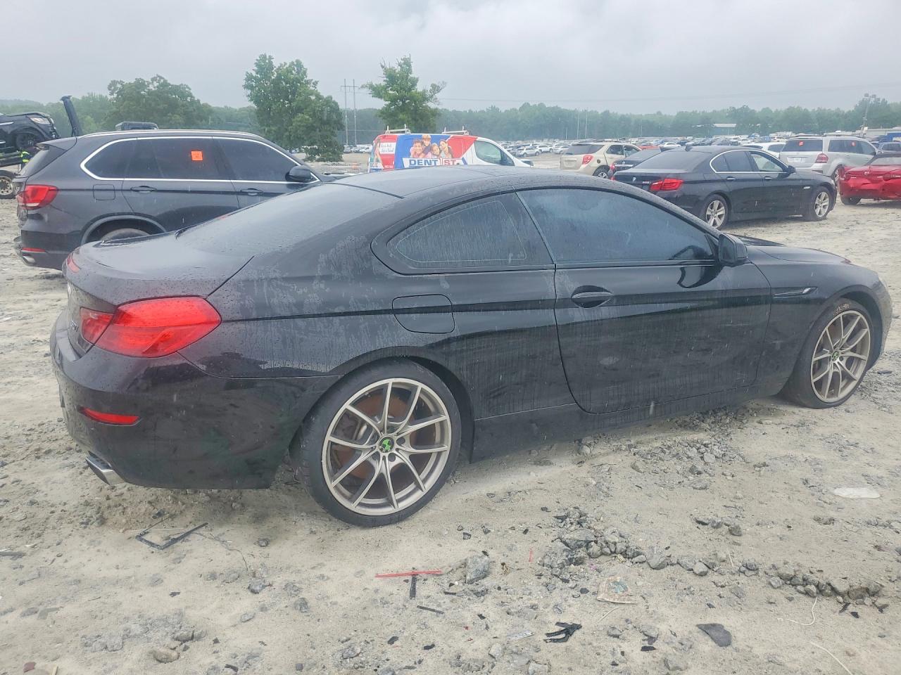 2012 Bmw 650 I Black vin: WBALX3C57CDV77507