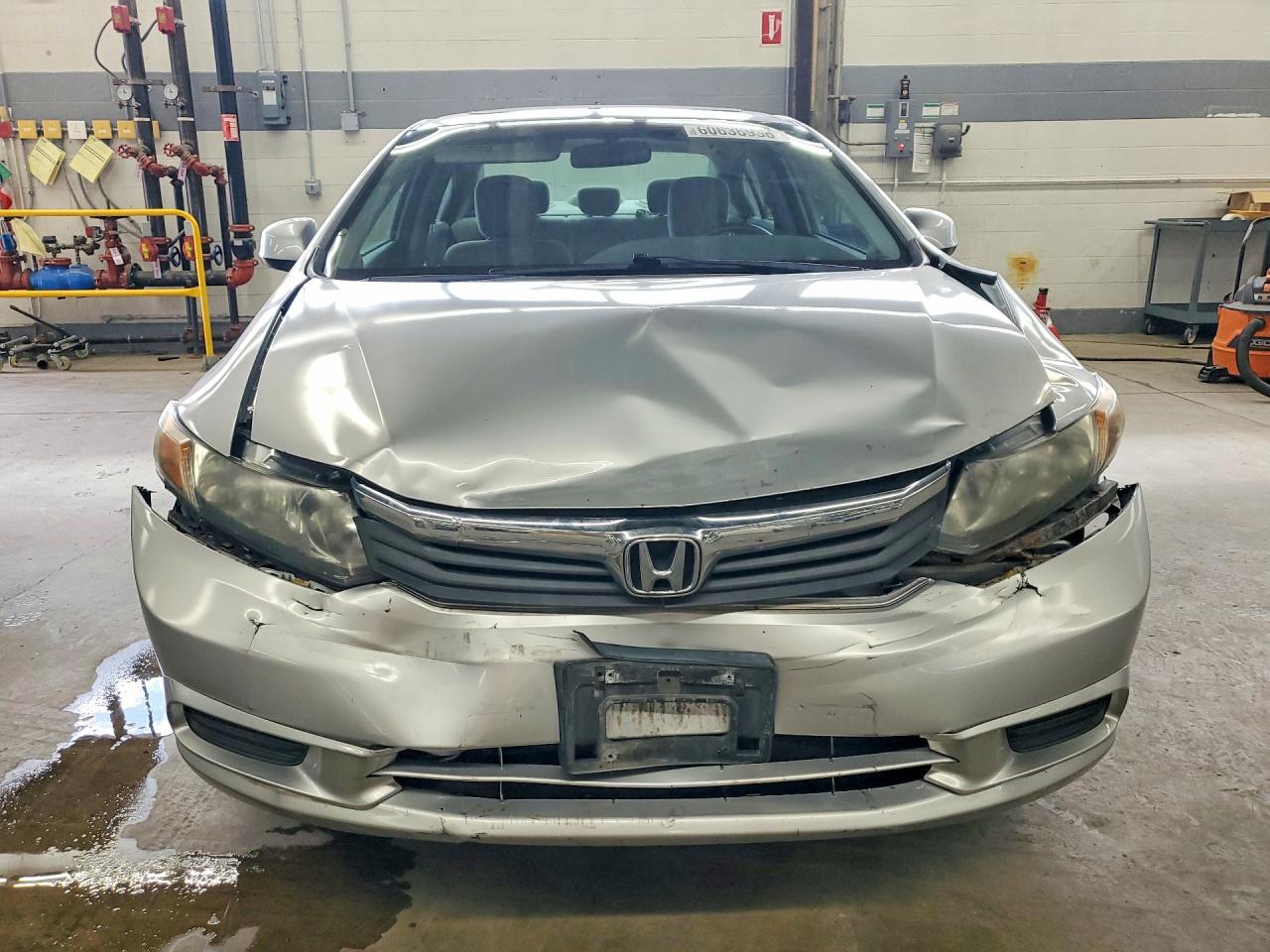 2012 Honda Civic Ex Silver vin: 2HGFB2F81CH519752