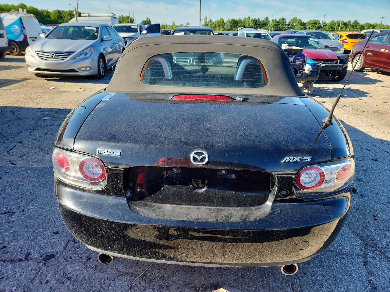 2006 Mazda Mx-5 Miata Black vin: JM1NC25F960119034