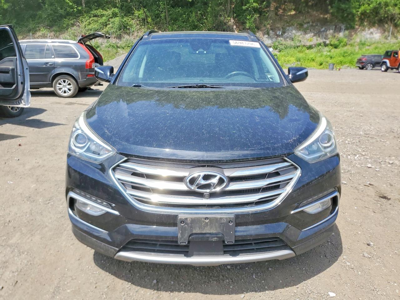 2017 Hyundai Santa Fe Sport 2.0t Ultimate Черный vin: 5XYZWDLA9HG435171