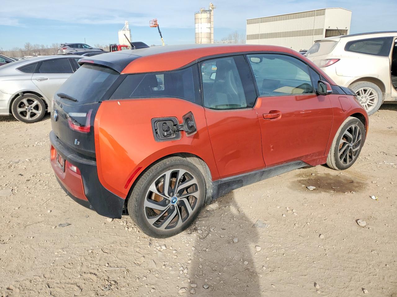 2014 Bmw I3 Rex Оранжевый vin: WBY1Z4C52EV277170
