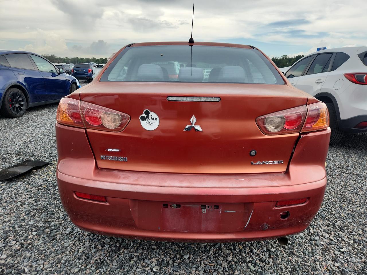 2008 Mitsubishi Lancer De Red vin: JA3AU16U58U012933