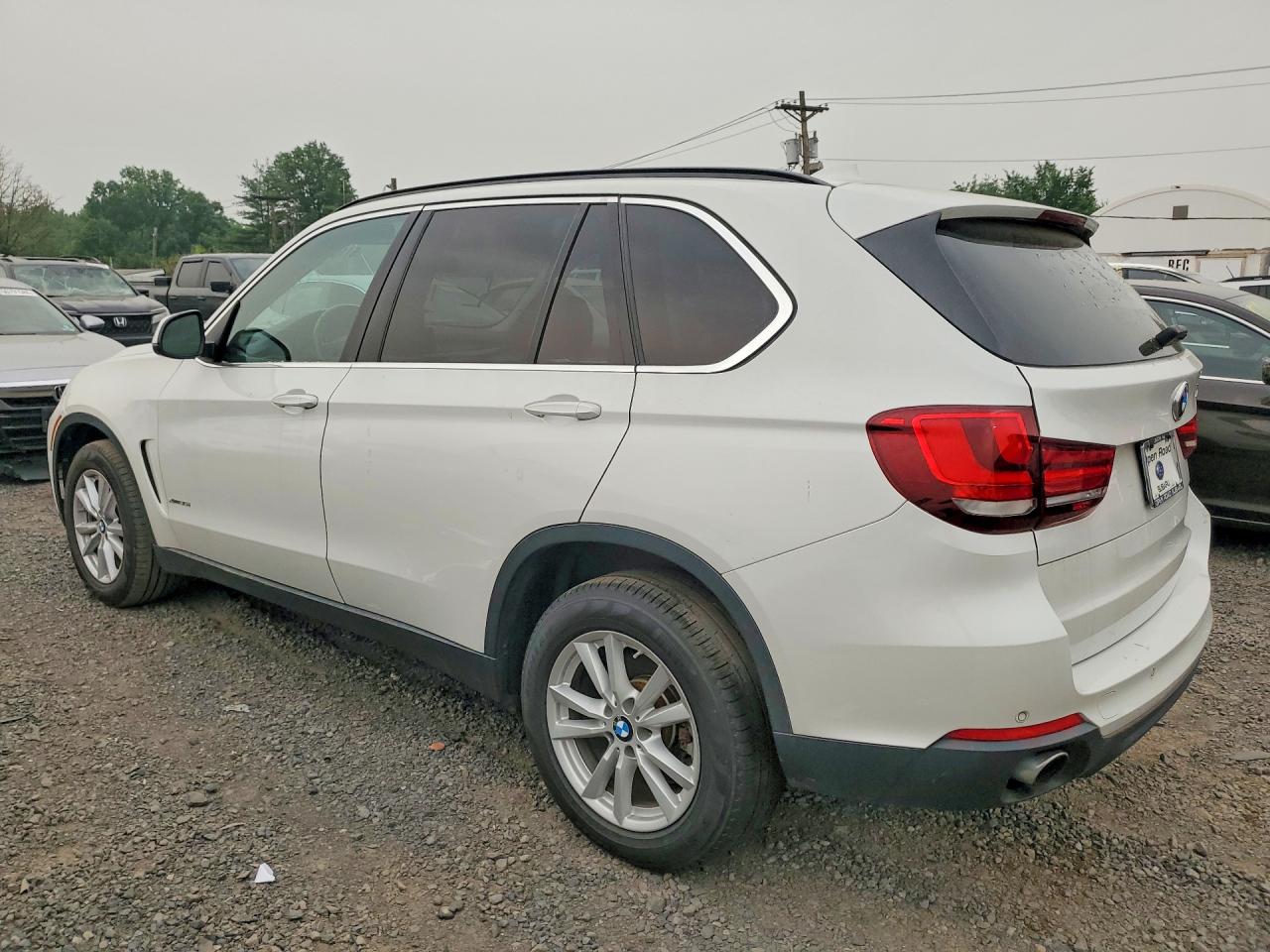 2015 Bmw X5 Xdrive35i White vin: 5UXKR0C55F0K72055
