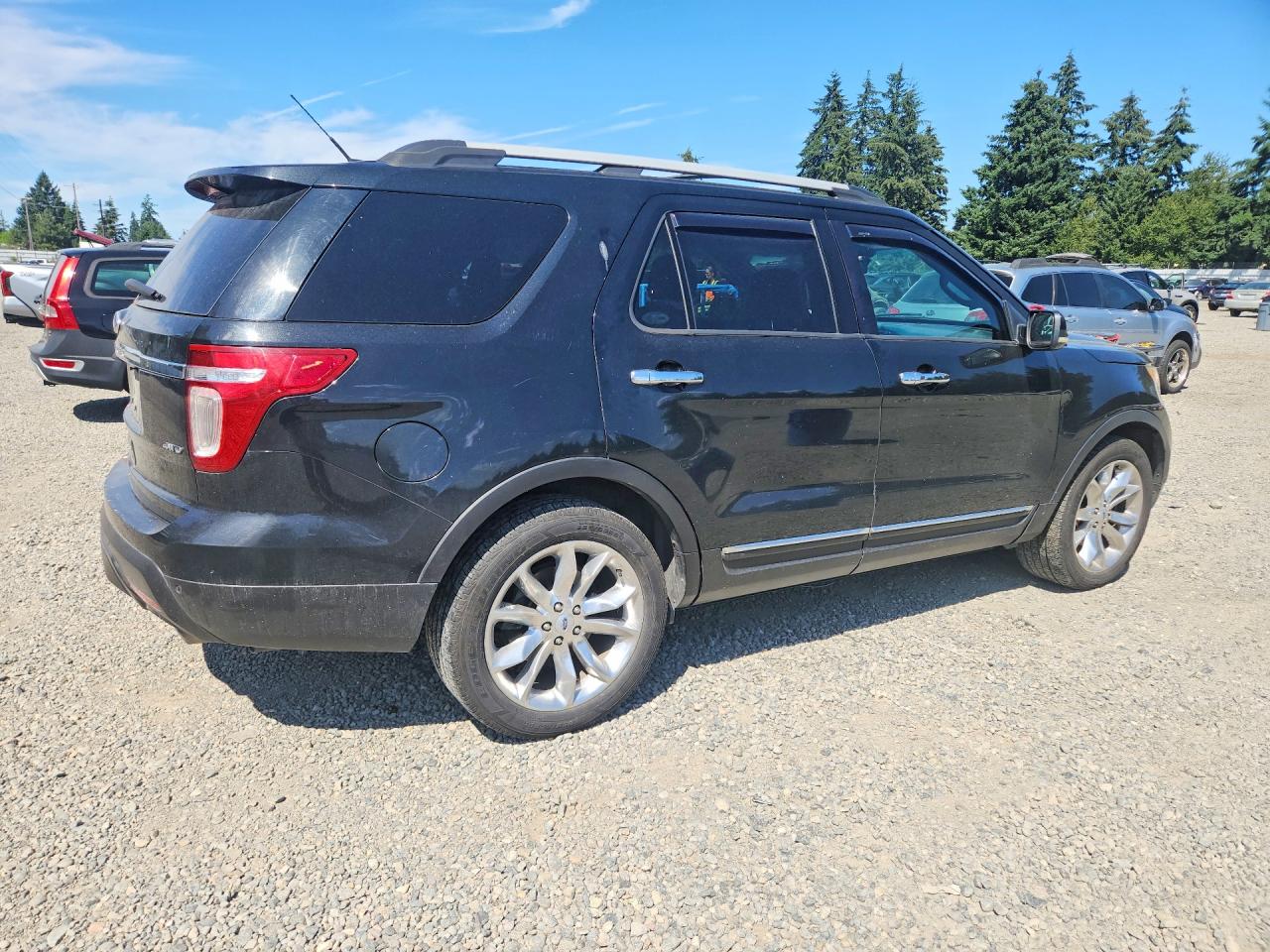 2012 Ford Explorer Limited Black vin: 1FMHK8F83CGA68535