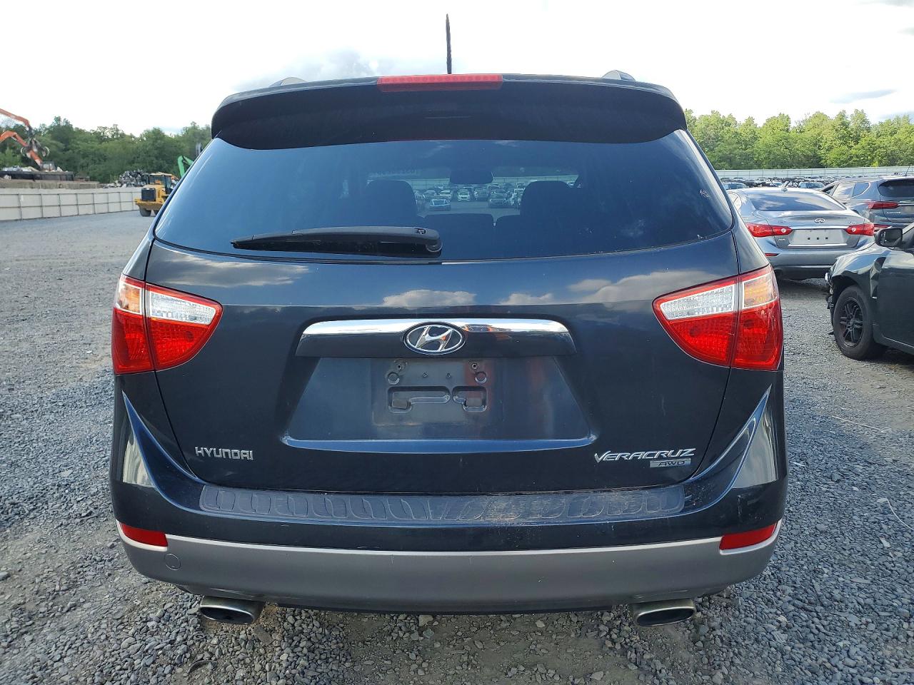 2008 Hyundai Veracruz Gls Black vin: KM8NU73CX8U073868