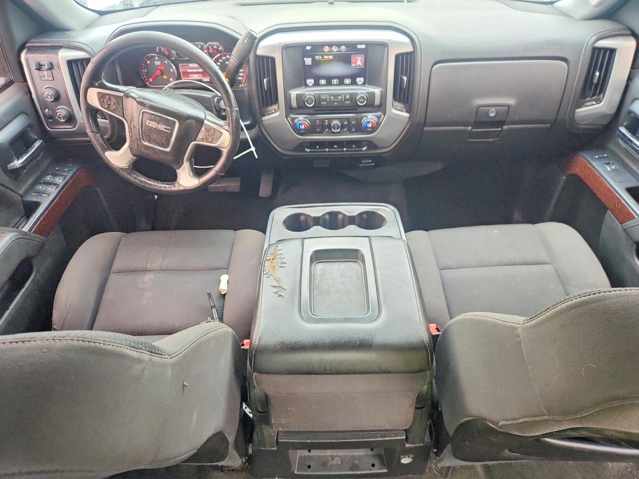 2014 Gmc Sierra K1500 Sle White vin: 3GTU2UEC6EG133385
