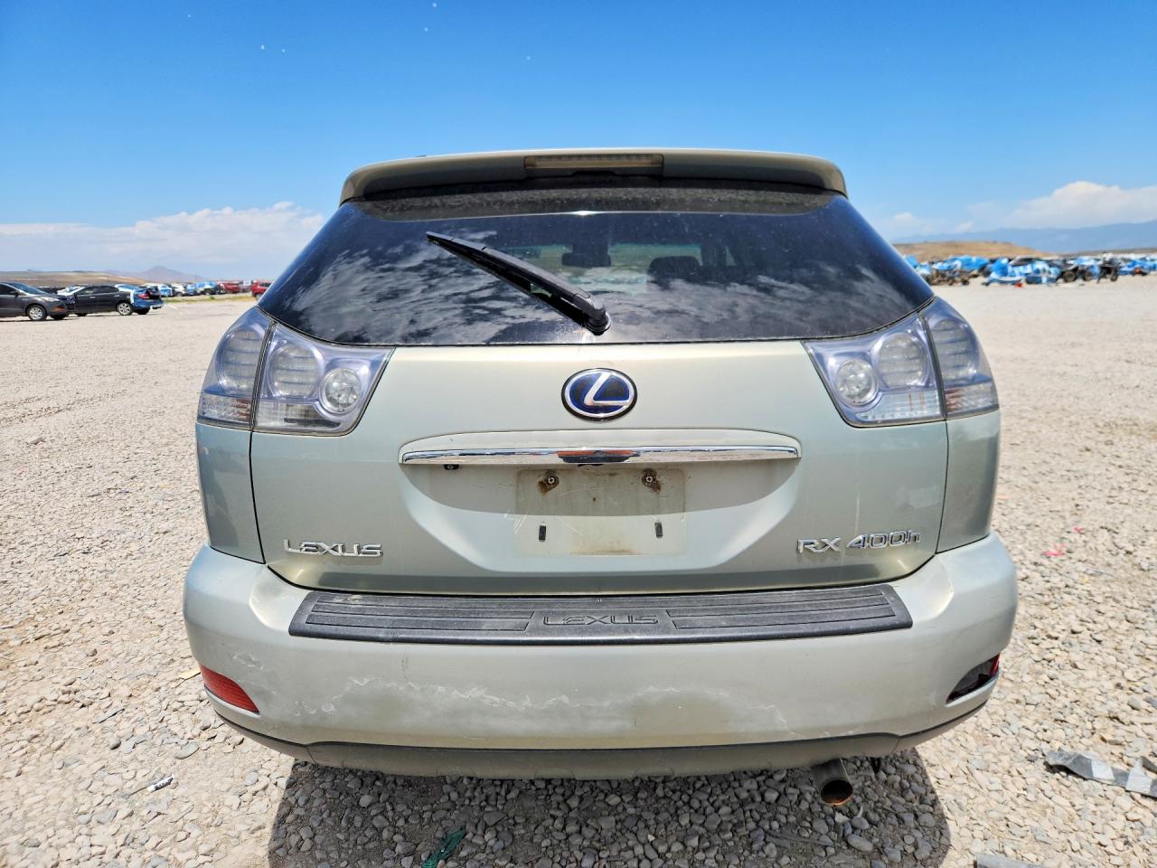 2008 Lexus Rx 400h Silver vin: JTJHW31U182070317