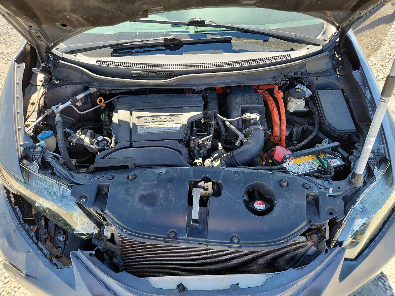 2013 Honda Civic Hybrid Серый vin: 19XFB4F26DE000926