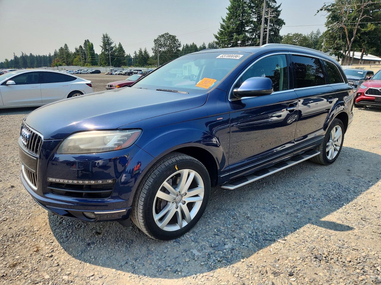 2014 Audi Q7 Prestige Blue vin: WA1VMAFEXED005512