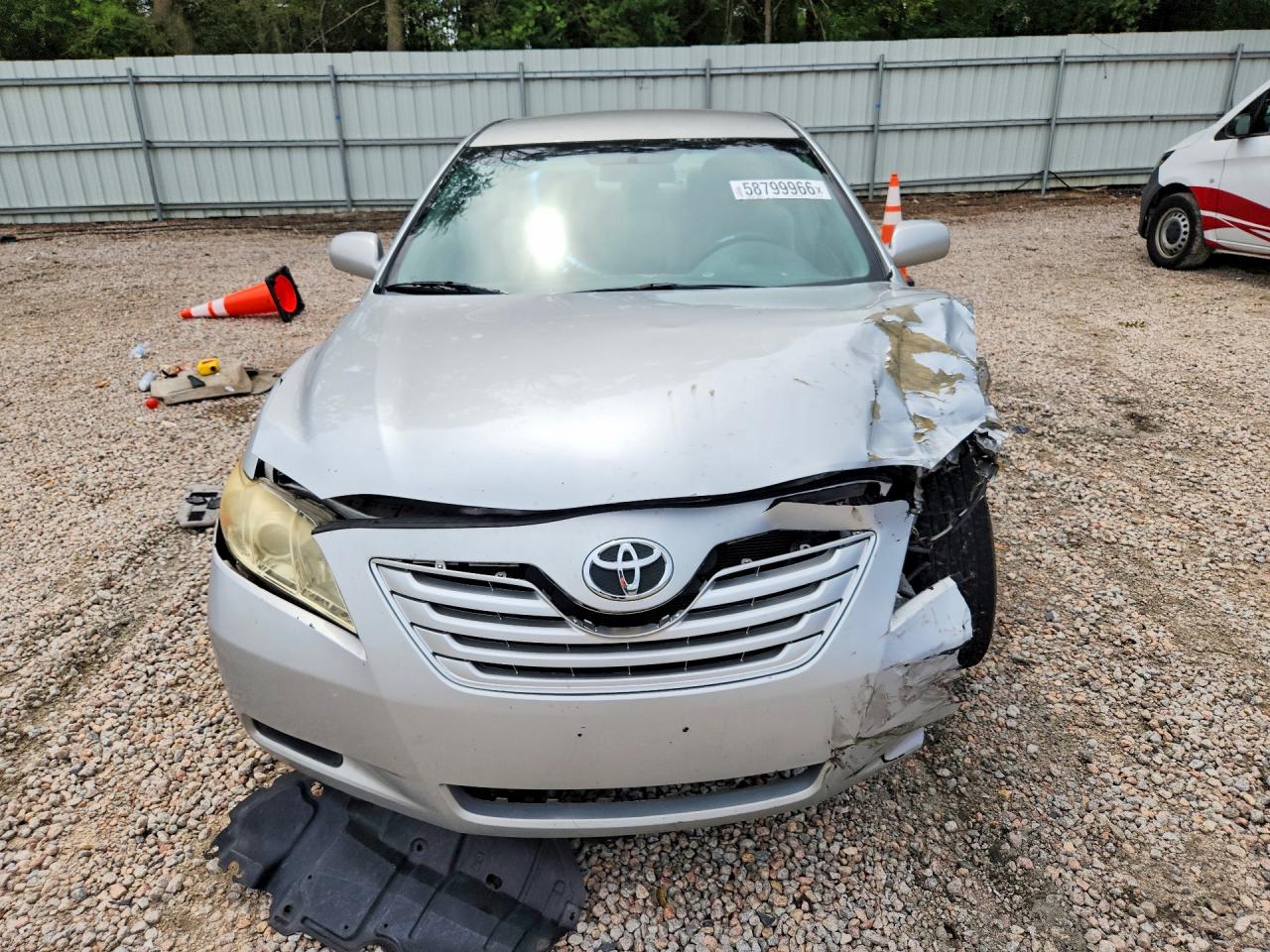 2007 Toyota Camry Le Silver vin: 4T1BE46K57U159816