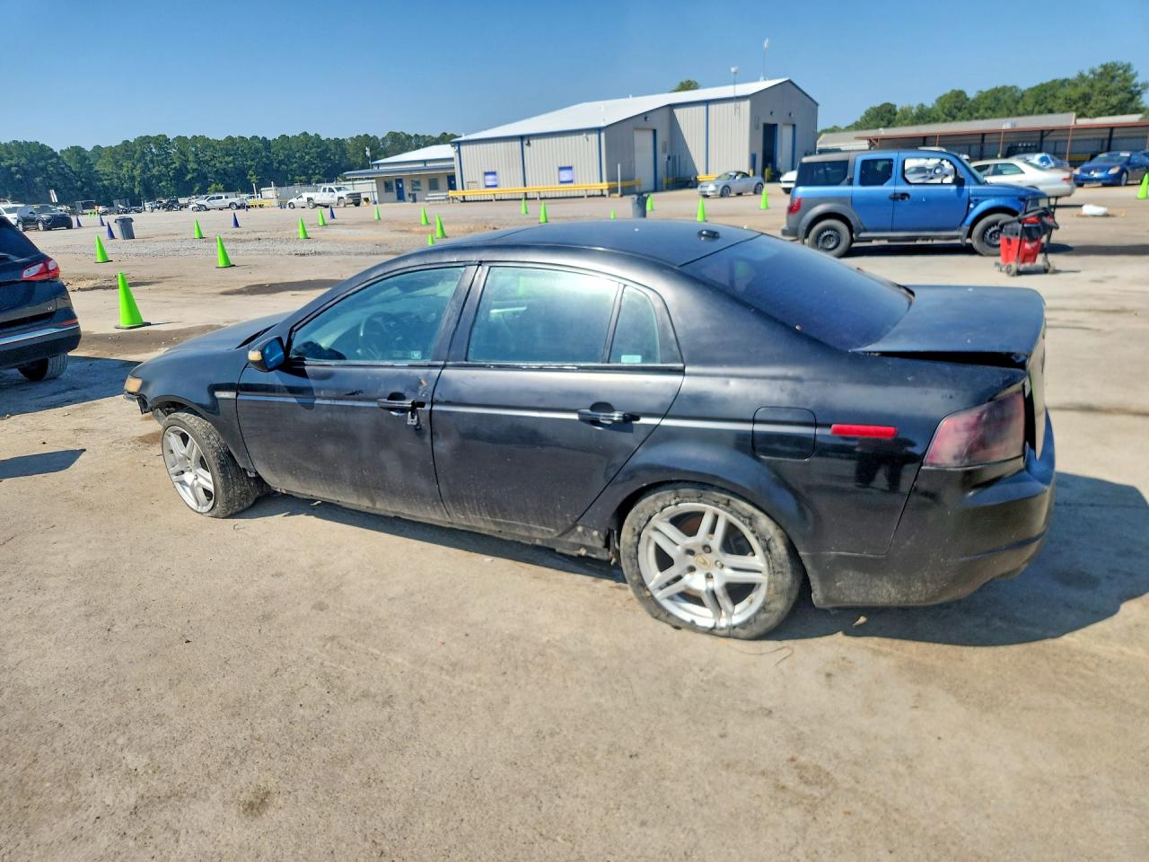 2007 Acura Tl Black vin: 19UUA66217A032410