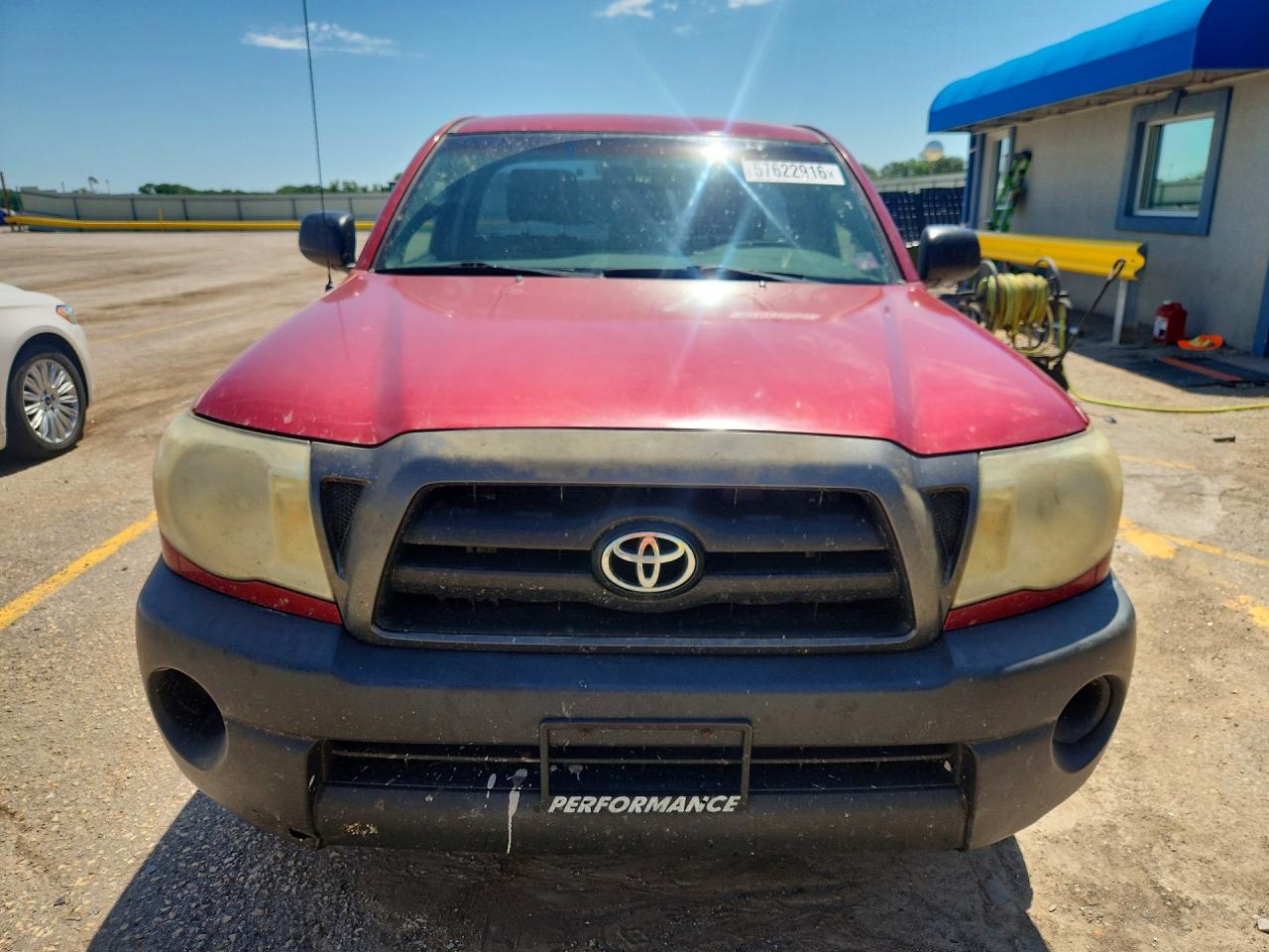 2007 Toyota Tacoma Base Red vin: 5TENX22N47Z467731