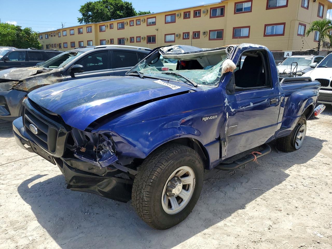 2004 Ford Ranger Blue vin: 1FTYR10U04PA76221