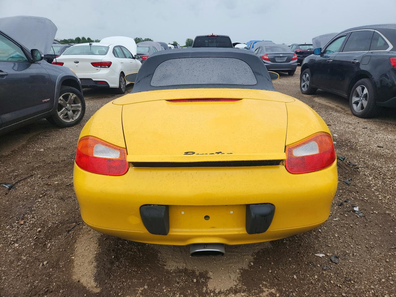 2000 Porsche Boxster Yellow vin: WP0CA2981YS620502