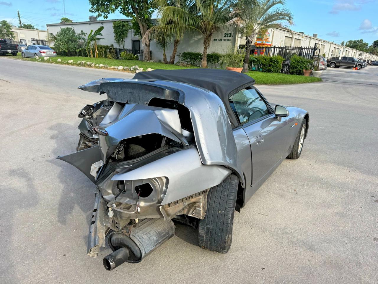 2003 Honda S2000 Silver vin: JHMAP11483T007206