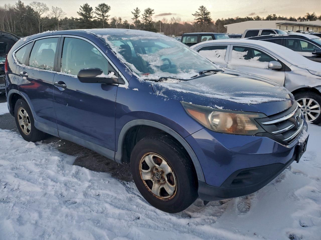 2012 Honda Cr-v Lx Синий vin: 5J6RM4H37CL074188