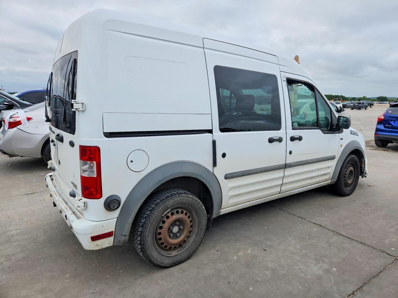 2012 Ford Transit Connect Xlt White vin: NM0LS6BN9CT091952