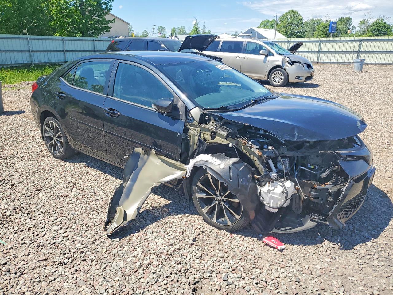 2017 Toyota Corolla Se Black vin: 2T1BURHE1HC945798