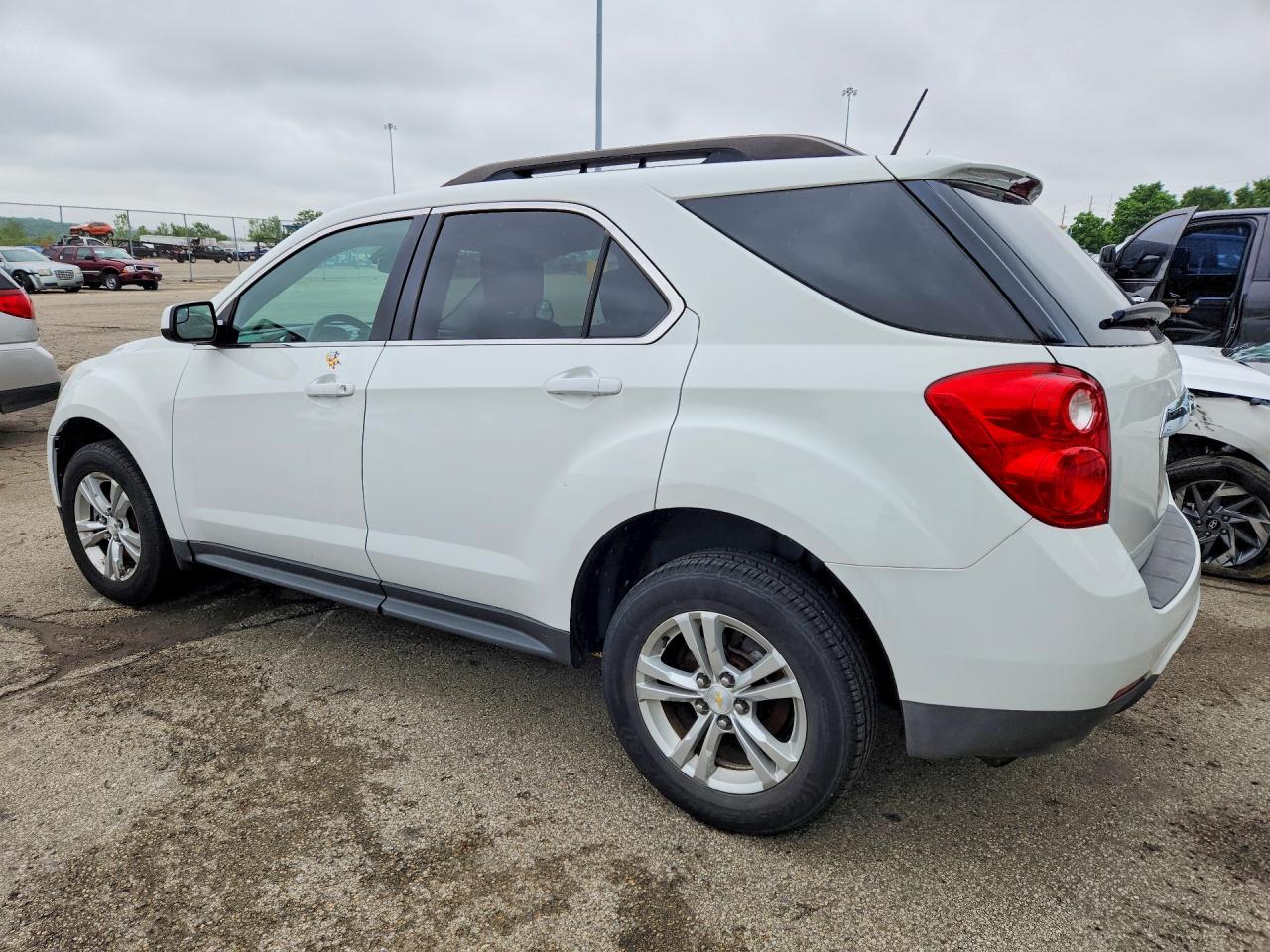 2013 Chevrolet Equinox Lt White vin: 2GNALDEK1D6352473