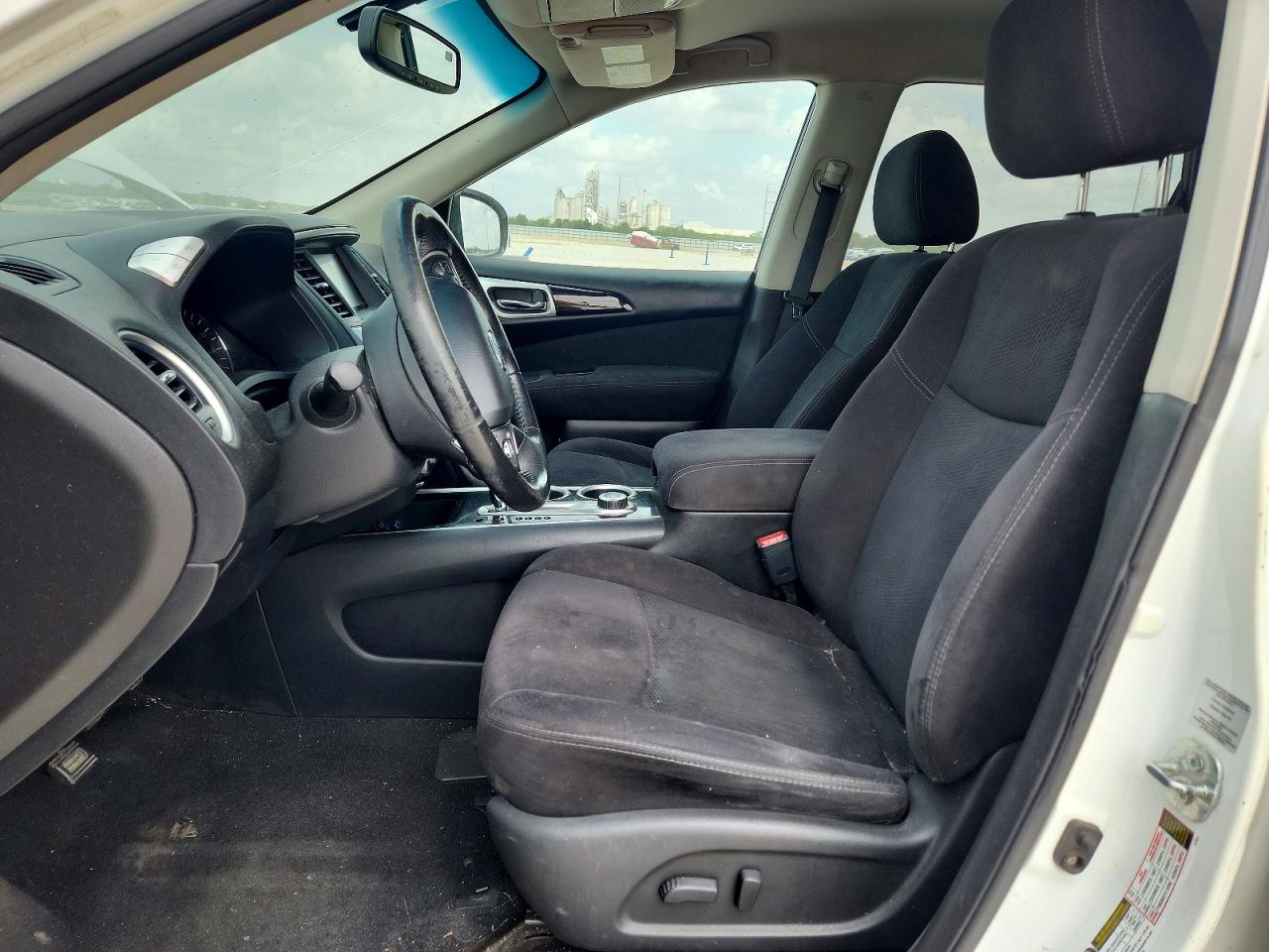 2013 Nissan Pathfinder S White vin: 5N1AR2MM8DC688865