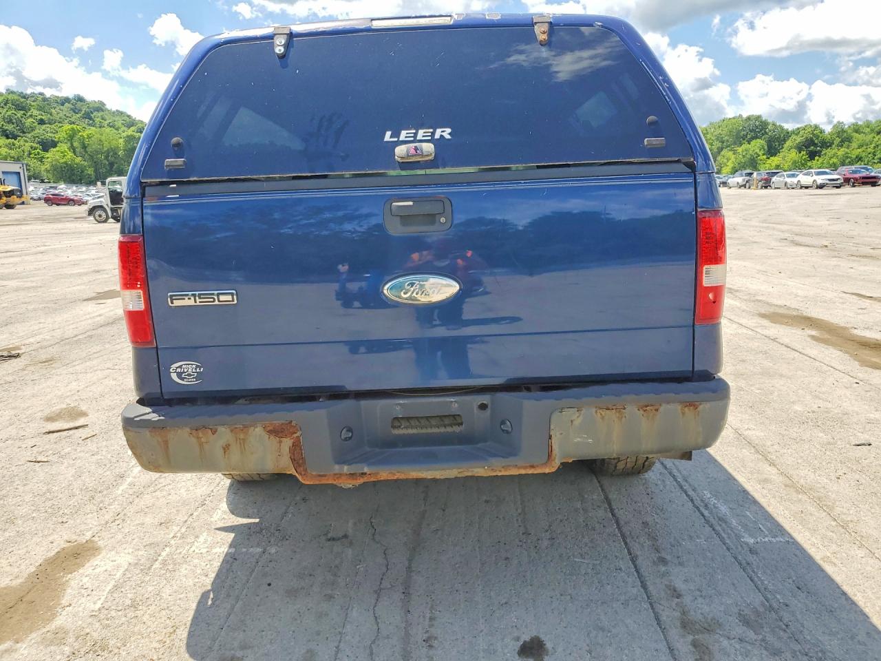 2007 Ford F150 Blue vin: 1FTRF12247NA48222