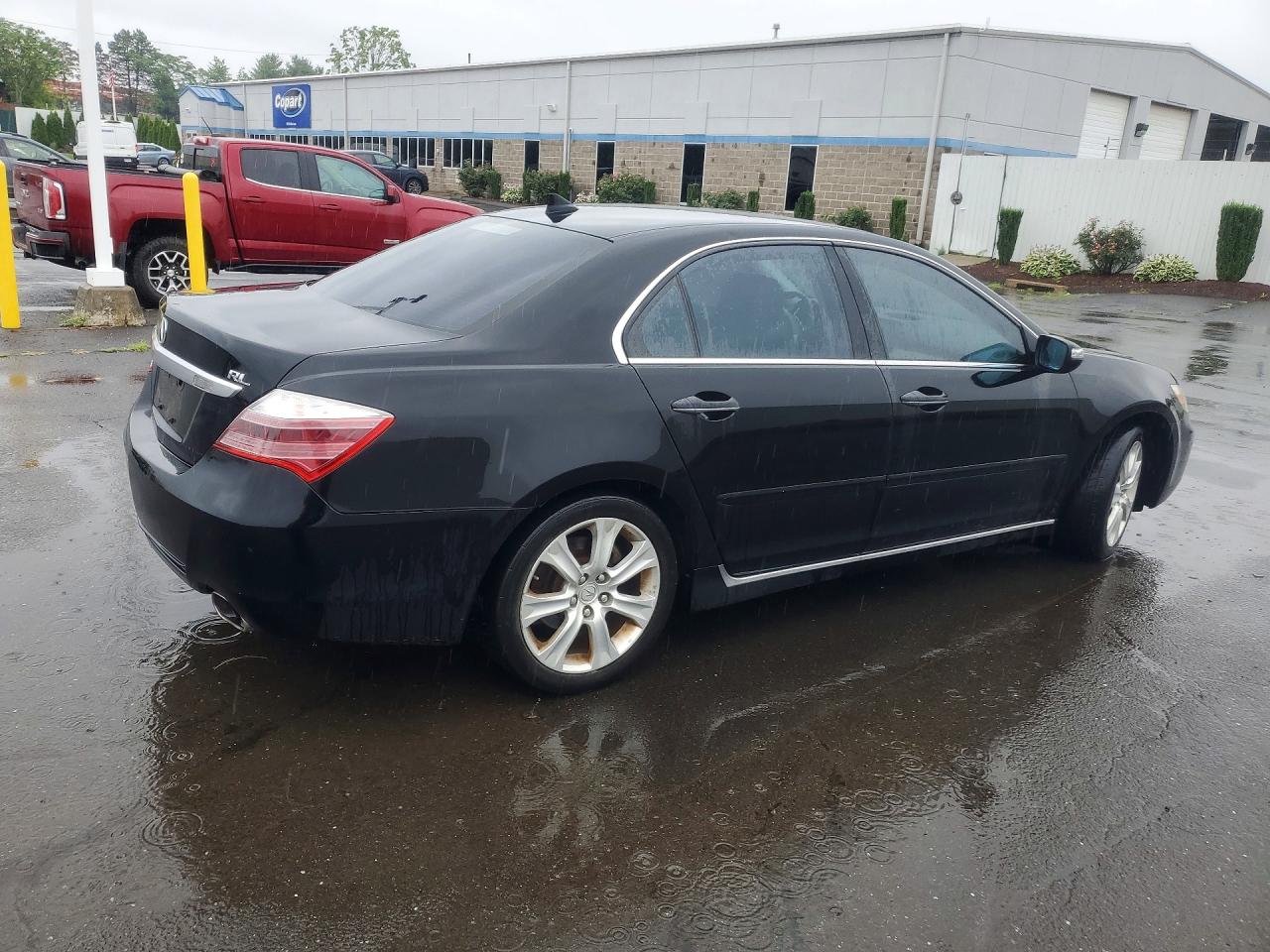 2009 Acura Rl Black vin: JH4KB26649C000149