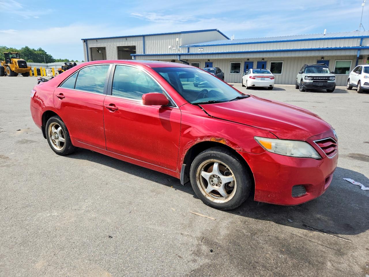 2010 Toyota Camry Le Red vin: 4T4BF3EK1AR079158