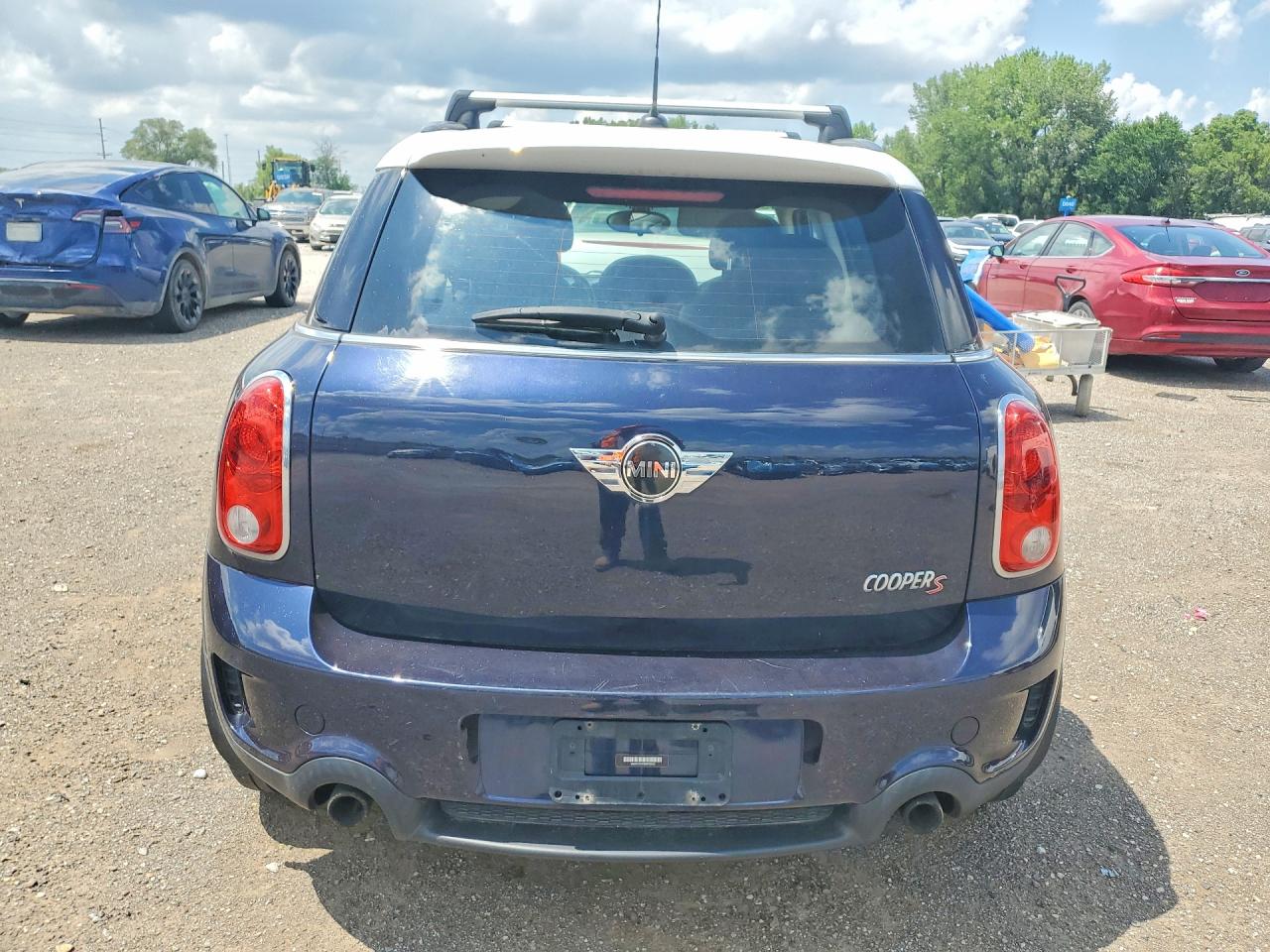 2013 Mini Cooper S Countryman Blue vin: WMWZC5C53DWP32643