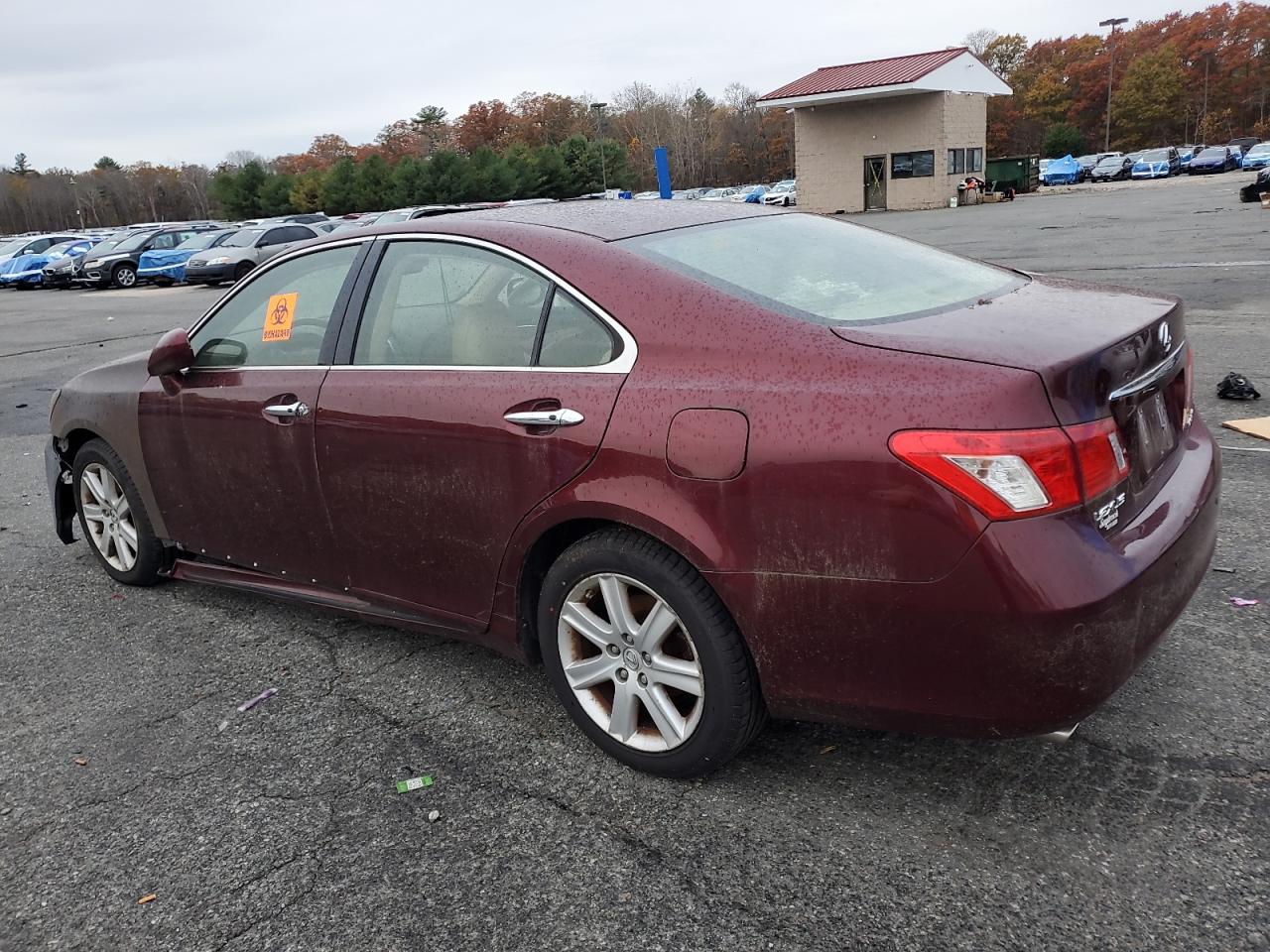 2008 Lexus Es 350 Бордовый vin: JTHBJ46G582182259