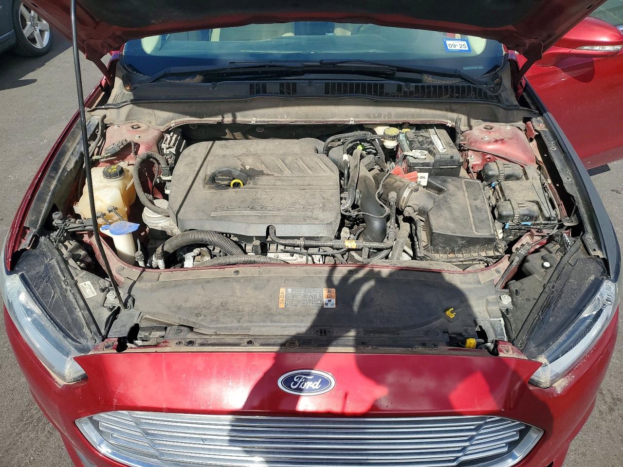 2015 Ford Fusion Se Red vin: 3FA6P0HD2FR244258